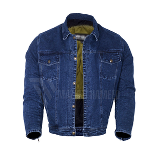 Veste Denim Blouson en coton bleu à la mode pour homme, veste en jean décontractée, vente directe en usine, printemps 2025 - Product Image 4