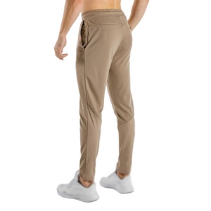 กางเกงวอร์มเข้ารูปของผู้ชายกางเกงวิ่งออกกำลังกายผ้าฝ้ายโพลีเอสเตอร์มีกระเป๋าแบบมีซิปชุดวิ่งแบบลำลอง - Product Image 5