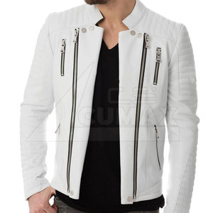 Último estilo al por mayor a prueba de viento hombres chaqueta de cuero superventas impermeable hombres chaqueta de cuero - Product Image 1