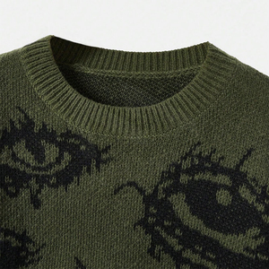 Hommes Mohair Pull À Manches Longues Pull Chaud Doux Confortable Tricots Automne Hiver Casual Mode Streetwear Porter - Product Image 4