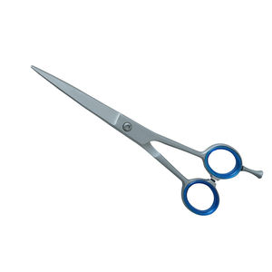 Ciseaux de coupe de cheveux de barbier professionnels finition au sable avec lames durables tranchantes ciseaux à cheveux Super coupés avec anneau en caoutchouc - Product Image 1