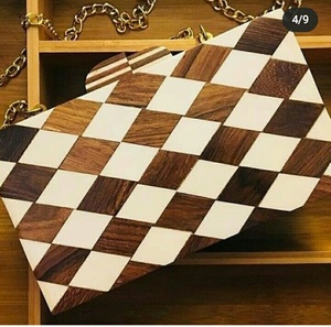 Bolso de mano de Metal para mujer de último diseño, accesorios de moda hechos a mano, bolso de mano de gran calidad con monedero de alto acabado - Product Image 6