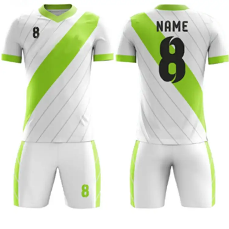 Uniformes de fútbol con nombre de equipo personalizado con número personalizado, ropa deportiva/de entrenamiento, camiseta de fútbol de media manga con pantalones cortos 2024