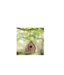 Beautiful Rustic Handcrafted Wooden Birdhouses for Attracting <b>Birds</b> to Your <b>Backyard</b> with Eco-friendly Materials - Product Image 1