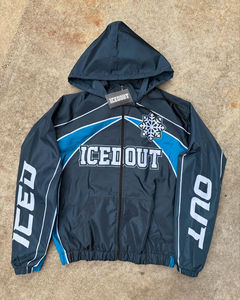 100% fabrication personnalisée de haute qualité en nylon survêtement coupe-vent coupe-vent à capuche ensembles survêtement de sport pour hommes - Product Image 5