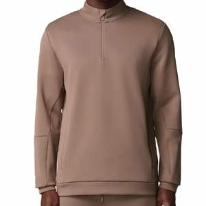 Sudadera de Invierno de Alta Calidad con Media Cremallera y Logotipo Personalizado Bordado al por Mayor, Unisex, OEM - Product Image 1