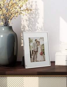 Decorative Aluminum Photo <b>Frame</b> with Customized Logo and Bright Finish for Festive Home Decor Perfect Gift for <b>Family</b> Occasions - Product Image 2