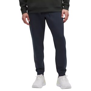 กางเกงวอร์มกีฬาฤดูหนาวสำหรับผู้ชายกางเกงวิ่งผ้าฟลีซสีพื้นเอวยางยืดมีกระเป๋า - Product Image 1