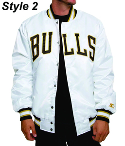 Chaqueta de bombardero con parches de logotipo personalizado, chaqueta universitaria de manga de cuero Bomber de hip hop informal vintage Letternan - Product Image 1