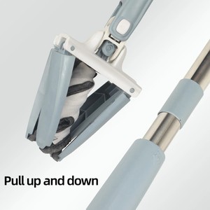 360 vadrouille en microfibre ultra absorbante en forme de X mains libres laver et remplacer la vadrouille torsadée pour un nettoyage sans effort des sols - Product Image 2