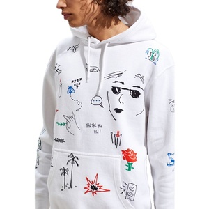 Automne et hiver nouvelle mode pour hommes couleur grande taille pull surdimensionné à capuche - Product Image 3