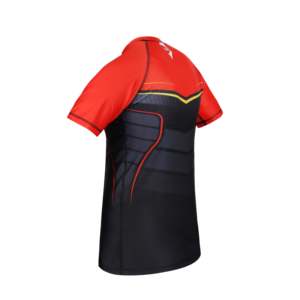 เสื้อรัดรูป MMA สำหรับเด็กผู้ชายทำจากไนลอนและสแปนเด็กซ์สีเขียวอ่อน MRG-10501 - Product Image 3