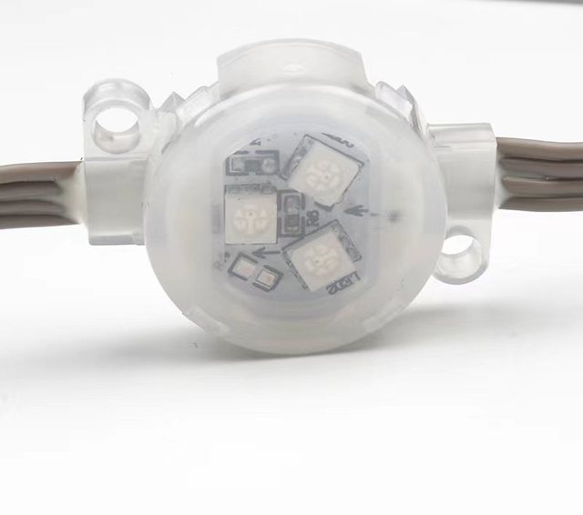 30mm 12v RGB IP67 Waterproof PC Cover Led Module Outdoor Landscape Point Light for Decoration