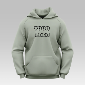 เสื้อฮู้ดดี้ปักลายตามสั่ง ผ้าฝ้าย 100% ผลิตแบบ OEM ODM โรงงานขายส่ง โลโก้ ผ้าพรีเมียม แขนเสื้อทรงหลวม - Product Image 2