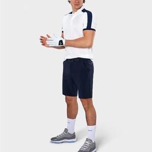 Pantalones cortos de golf elásticos de 4 vías de alta calidad personalizados para hombres, pantalones cortos ligeros de nailon 86% 14% Spandex para correr - Product Image 3