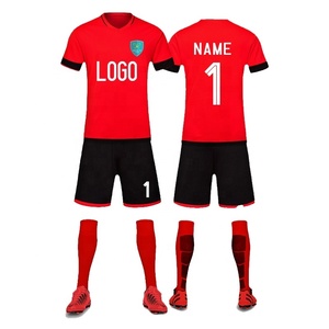 Uniforme de Fútbol Personalizado al por Mayor, Unisex, Transpirable, Diseño Moderno, Camiseta Lisa para Adultos, Sublimación - Product Image 2