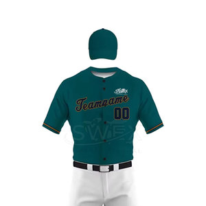Bajo MOQ Ropa deportiva Uniforme de béisbol cómodo Tamaño personalizado Ropa juvenil Uniforme de béisbol - Product Image 6