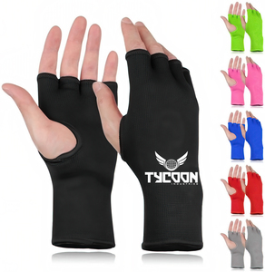 Gants intérieurs d'entraînement de boxe en Gel rembourré pour les mains, enveloppes de mains de boxe en coton élastique, gants intérieurs de boxe rembourrés en Gel - Product Image 1