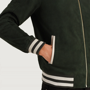 Chaqueta Varsity de lona duradera para hombre, estilo universitario, Letterman, deportes inspirados en Chicago para Bulls, diseño para primavera - Product Image 2