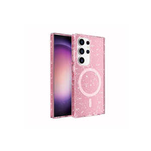 เคสหนังแวววาวที่เข้ากันได้กับ MagSafe สำหรับ Samsung Galaxy S24เคสซิลิโคนใสกันกระแทกเป็นพิเศษ - Product Image 1