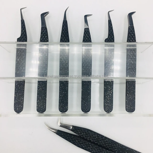 Stainless Steel High Precision Anti-Magnetic Anti-Static Smooth Tip Eyelash Extension Tweezers Set Professional Lash Tools - Product Image 3