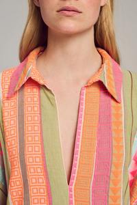 New Arrival Women Wear Beautiful Light Colours V-Weaving Textured <b>Dress</b> for Outdoor Events & Casual Outings for Summer <b>Dress</b> - Product Image 4