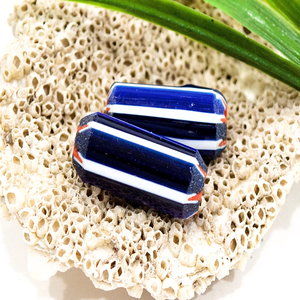 Venta al por mayor a granel de cuatro capas Chevron Multicolor hecho a mano cilíndrico de cristal de Murano cuentas de vidrio VISHAL BEADS HANDICRAFT para - Product Image 2