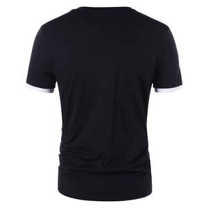 Camiseta blanca con cuello personalizado, camisa con diseño personalizado, botones y mangas, precio al por mayor - Product Image 3