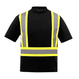 Camiseta de Alta Visibilidad 2026, Reflectante, Cuello Redondo, Chaleco de Trabajo de Secado Rápido, Ropa de Trabajo, Prendas de Seguridad para la Construcción, Camiseta para Hombre - Product Image 4