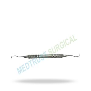 เครื่องมือขูดหินปูน Gracey Feline Curette 7 8 สำหรับสัตวแพทย์ ใช้สำหรับขูดหินปูนใต้เหงือกและขูดหน้าผากฟันแมว - Product Image 3