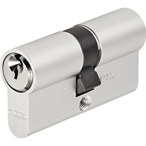 Cerraduras para Muebles ABUS TI12ST 10/30, Perfil de Media Cilindrada de Latón con 3 Llaves Únicas de Latón para Dormitorio y Oficina, Cilindro de Aleación de Zinc - Product Image 1