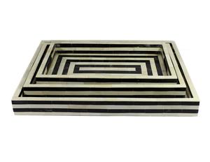 Bandeja de Servicio de Diseño Moderno con Incrustaciones de Hueso de Alta Calidad, con Forma y Color Personalizados para Restaurante, Hogar, Decoración Elegante para Servicio de Alimentos - Product Image 5