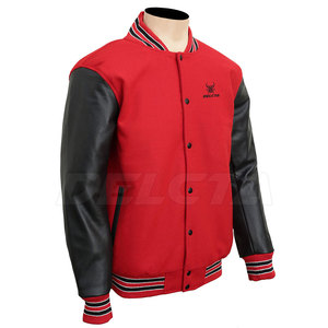 New Design Solid Color Men <b>Letterman</b> <b>Jacket</b> Street Wear Warm Clothing <b>Letterman</b> <b>Jacket</b> For Men - Product Image 3