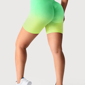Shorts de Yoga para Mujer, Sin Costuras, Corte Regular, Cintura Media, Transpirables, de Secado Rápido, con Cierre de Cordón, para Gimnasio y Uso Casual - Product Image 2