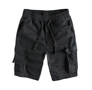 Shorts cargo pour hommes en polyester/coton en gros, écologiques, élégants, logo personnalisé, durables, design multi-poches, non tissés - Product Image 4
