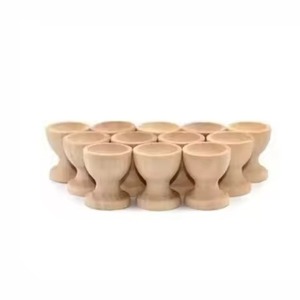 El último soporte para huevos de cocina para el hogar, bandeja para huevos de madera ecológica con acabado natural - Product Image 2