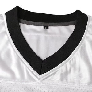 Blank American Football Jersey For DIY <b>Screen</b> Printing Heavy Duty <b>Mesh</b> American Football Uniform For Training And Practice - Product Image 3