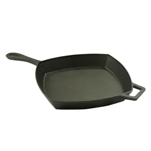 Vente chaude oeuf/chef poêle à frire haute qualité en cuivre et acier inoxydable poêle à frire forme ronde avec poignée cuisson - Product Image 1