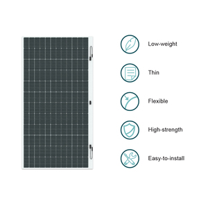 ROHS CE TUV goedgekeurde lichtgewicht flexibele 520W PERC zonnepaneel N-type halfcel monocristallijn voor reis- en balkonzonnesystemen - Product Image 4