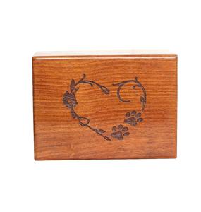 Rosewood <b>Urn</b> Box <b>For</b> Pet <b>Ashes</b> | Decorative <b>Urns</b> <b>For</b> Cat and <b>Dog</b> <b>Ashes</b> Cremation Funeral Burial Keepsake Handmade <b>Urns</b> - Product Image 4
