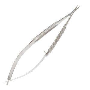 Tijeras Quirúrgicas de Acero Inoxidable con Punta Fina y Resorte, Accionamiento Manual, SOS-30299, Certificación CE, Uso Hospitalario y Clínico, 155 mm - Product Image 1