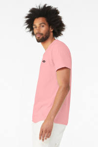 Camiseta de Algodón con Cuello en V para Hombre, Venta al por Mayor, Marca Privada, Suministro de Ropa, Color Sólido, Informal, Manga Corta, con Estampado y Bordado - Product Image 2