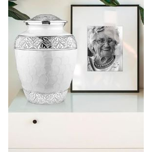 Finest Quality Cremation Urn Made of Solid Metal Urn <b>for</b> Funeral Adult <b>Ashes</b> Storage Available at Affordable Price - Product Image 2