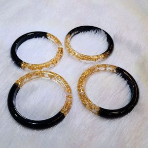 Ensemble de bracelets contemporains en résine pour femmes, aspect élégant, bracelet de montre étanche pour événements festifs, couleurs personnalisées, usage professionnel - Product Image 1
