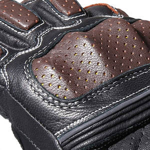 Gants de sport en cuir de haute qualité pour hommes pour la course de moto Vêtements d'hiver respirants - Product Image 2