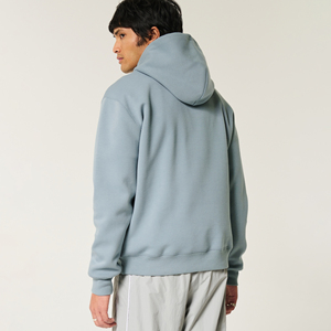 Sudadera con capucha de lana de algodón de alta calidad 280Gsm 390Gsm bien diseñada, Sudadera con capucha en blanco de gran tamaño con logotipo frontal para hombres - Product Image 2