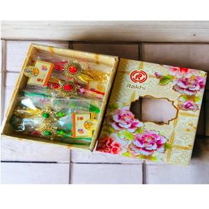 Rakhi hecho a mano de la mejor calidad para Brother con piedras de colores e hilo de primera calidad disponible a granel con embalaje personalizado - Product Image 2