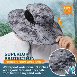 Ulk Order-Sombrero de pesca boonie de IG, sombrero de surf personalizado con cuerda - Product Image 4