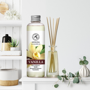 Aromatika Vanilla Aroma <b>Diffuser</b> Refill Liquid 200ml Long Lasting <b>Room</b> Fragrance Reed <b>Diffuser</b> Oil Air Freshener - Product Image 2