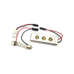 Pannello LED per auto cortesi plafoniere interno 3 Smd PCB Osram bianco 12V T10 e siluro-auto e moto/luci e - Product Image 2